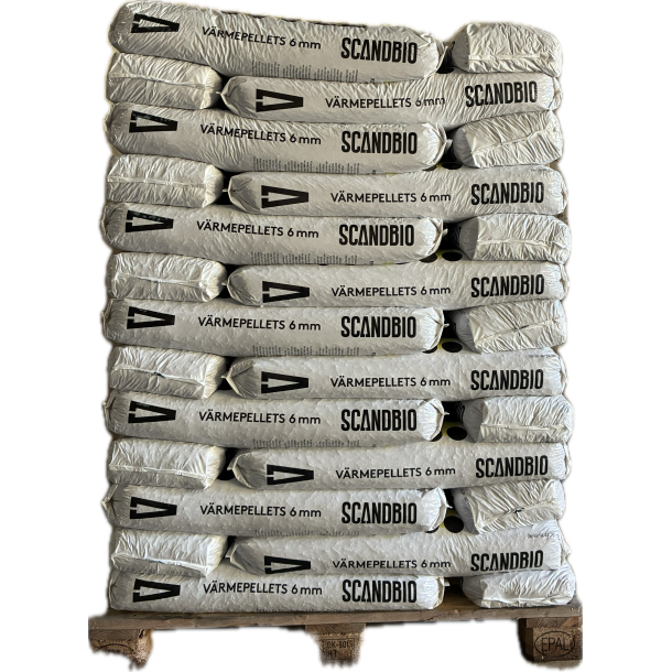 Scandbio 6 mm tr�piller 832 kg./palle 