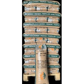 Super tilbud p� Norbio tr�piller 6 mm 896 kg/palle  6 paller  leveret 
